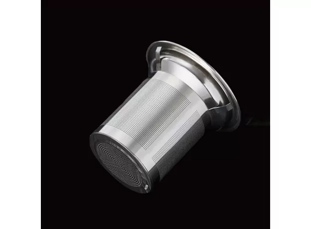 TEAPOT WITH STAINLESS STEEL INFUSER HEATED CONTAINER TEA POT GOOD CLEAR KETTLE SQUARE FILTER BASKETS