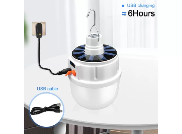 SOLAR POWER BULB LIGHT 24/42 LED SOLAR LIGHT USB CHARGING BULB LAMP WATERPROOF LIGHTING