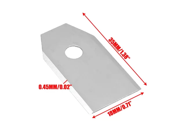 30PCS STEEL LAWNMOWER BLADES TRIMMER CUTTER PIECE REPLACEMENT