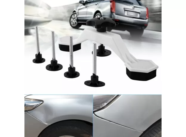 CAR DENT REPAIR BODY DAMAGE FIX TOOL PULLING BRIDGE PULLER DENT REMOVAL GLUE TABS HAND REPAIR TOOLS KIT