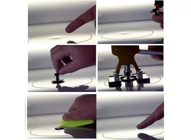 PDR TOOLS PAINTLESS DENT REPAIR TOOLS DENT REPAIR KIT CAR DENT PULLER WITH GLUE PULLER TABS REMOVAL KITS