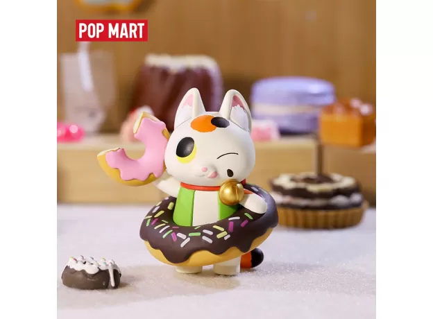 POP MART KONATSU LING-CAN CAT SWEETS SERIES ANIMAL TOYS FIGURE ACTION FIGURE BLIND BOX