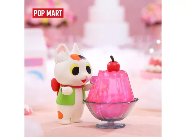 POP MART KONATSU LING-CAN CAT SWEETS SERIES ANIMAL TOYS FIGURE ACTION FIGURE BLIND BOX
