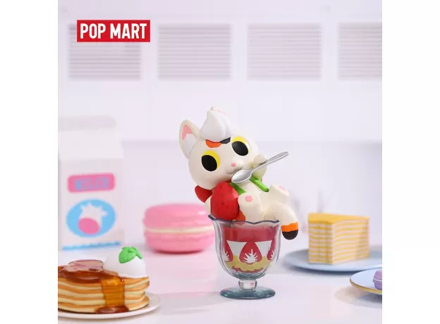 POP MART KONATSU LING-CAN CAT SWEETS SERIES ANIMAL TOYS FIGURE ACTION FIGURE BLIND BOX