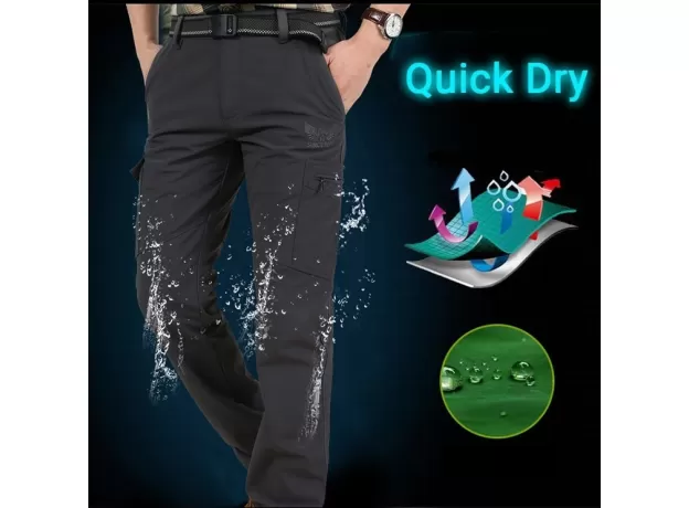TACTICAL PANTS MEN SUMMER CASUAL ARMY MILITARY STYLE TROUSERS MENS CARGO PANTS WATERPROOF QUICK DRY TROUSERS