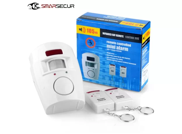 2 REMOTE CONTROLLER WIRELESS HOME SECURITY PIR ALERT INFRARED SENSOR