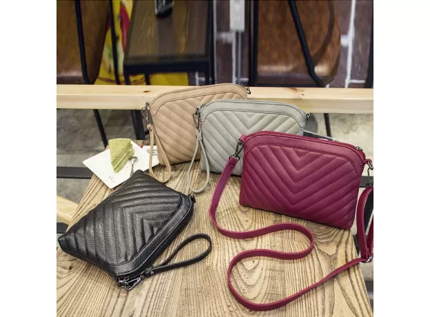 WOMEN STRIPED SHOULDER BAG SOFT PU LEATHER LADIES HANDBAGS JOKER LEISURE FEMALE CROSSBODY BAGS