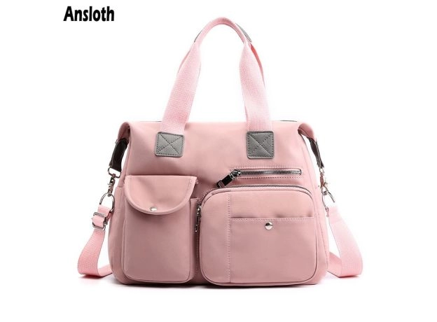 BAG FOR WOMEN BAG SOLID COLOR TRAVEL HANDBAG LADY BIG SHOULDER BAG