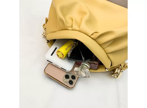 CLOUD POUCH BAG THICK CHAIN SHOULDER BAG FASHION LEATHER WOMEN'S BAG LUXURY HANDBAGS
