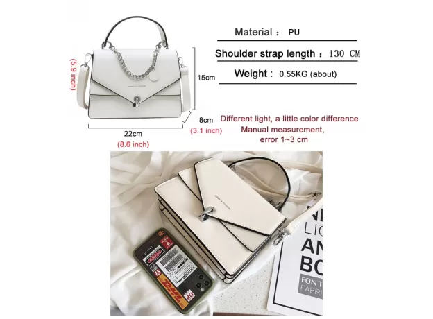 SUMMER NEW CHAINS HANDBAG WOMEN CASUAL WILD SHOULDER BAG LOCK TIDE BAG DIAGONAL FEMALE BAG BLACK