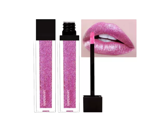 DIAMOND SHINING GLITTER LIP GLOSS TINT LONG LASTING WATERPROOF SHIMMER LIQUID VELVET LIPSTICK