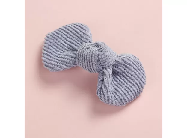 3PCS HAIRPINS BABY GIRLS CORDUROY HANDTIE HAIR BARRETTES PRINCESS GIRL'S FABRIC HAIR WEAR