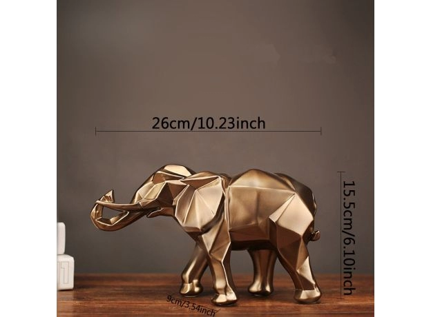ELEPHANT STATUE RESIN ORNAMENT HOME DECORATION ACCESSORIES GIFTS FOR ELEPHANT