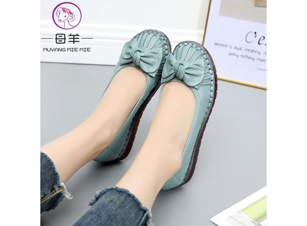 Genuine Leather Summer Spring Autumn Handmade Comfortable Shoes Women Loafers Soft Leather