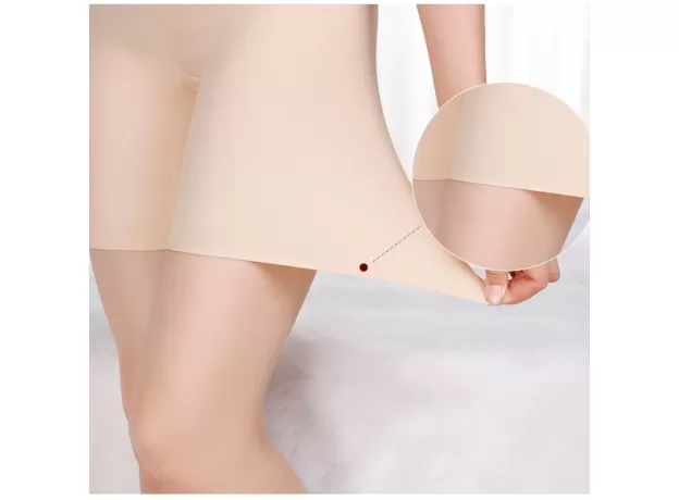 THIN WOMEN LARGE SIZE SAFETY SHORTS ICE SILK COOL HIGH ELASTICITY PLUS SIZE SAFETY PANTS SHORTS