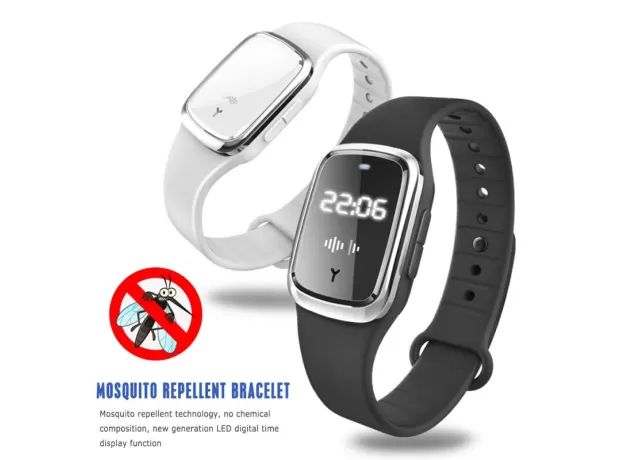 ULTRASONIC MOSQUITO KILLER WRISTBAND SUMMER MOSQUITO REPELLENT BRACELET ANTI MOSQUITO BAND