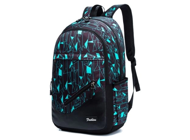 WATERPROOF OXFORD FABRIC SCHOOL BACKPACKS FOR BOYS PRINT SCHOOL BAGS FOR GIRLS 17 INCH LAPTOP BACKPACK