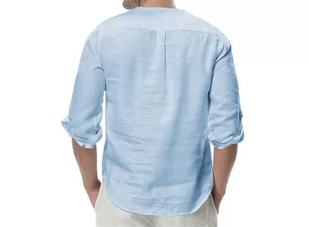 MEN'S LONG SLEEVE SHIRTS COTTON LINEN CASUAL BREATHABLE COMFORTABLE SHIRT
