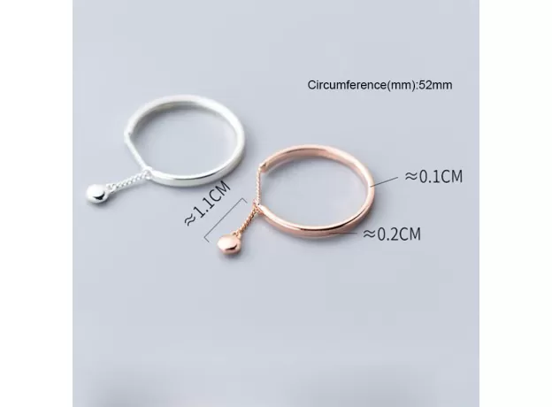 RINGS FOR WOMEN LUXURY TASSEL LONG CHAIN ADJUSTABLE FINGER RING FASHION JEWELRY