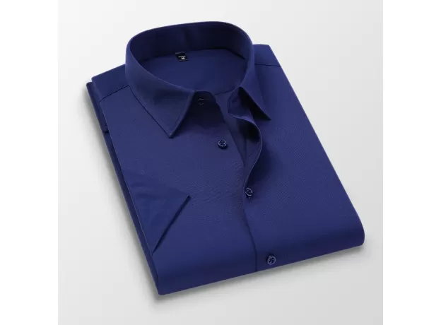 MEN'S DRESS SHIRTS CASUAL SHORT SLEEVE HOT FASHION WHITE BLACK BLUE RED PINK SLIM TREND BUSINESS