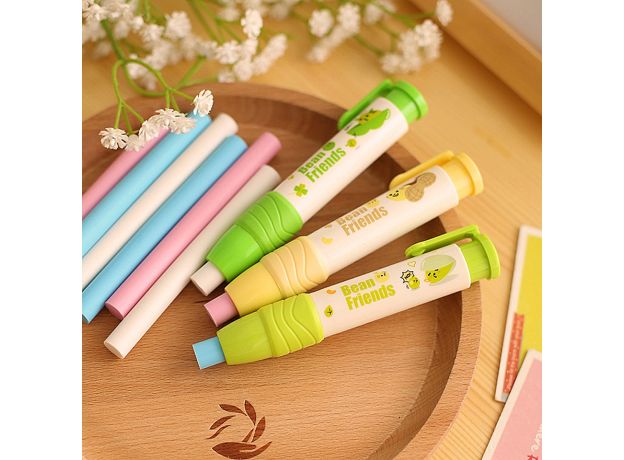 Novelty Pen Shaped Rubber Earsers School Stationery Pencil Eraser Office Accessories Kids