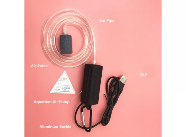 USB MINI FISH TANK FILTER OXYGEN PUMP FISH TANK FUNCTION ULTRA QUIET HIGH ENERGY EFFICIENCY FISH TANK