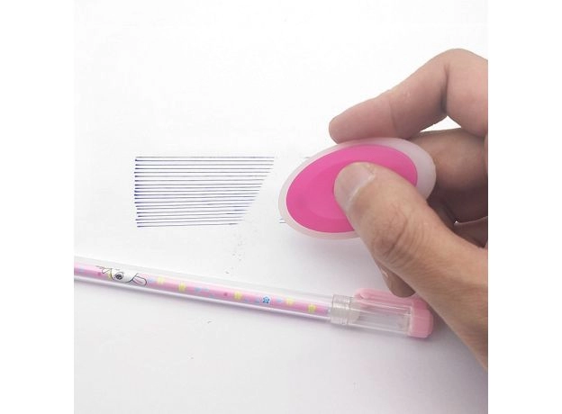 6PCS/SET NEUTRAL ERASABLE PEN SPECIAL RUBBER CUTE CARTOON OVAL ERASER CHILDREN STUDENTS STATIONERY GIFTS