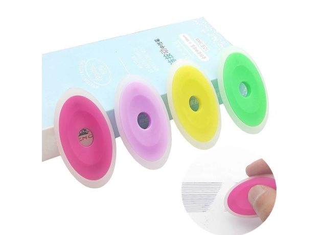 6PCS/SET NEUTRAL ERASABLE PEN SPECIAL RUBBER CUTE CARTOON OVAL ERASER CHILDREN STUDENTS STATIONERY GIFTS