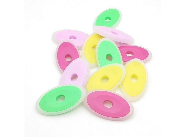 6PCS/SET NEUTRAL ERASABLE PEN SPECIAL RUBBER CUTE CARTOON OVAL ERASER CHILDREN STUDENTS STATIONERY GIFTS