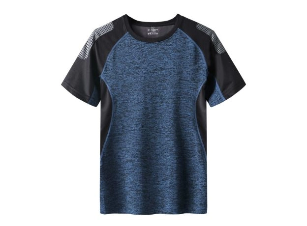 QUICK DRY SPORT T SHIRT MEN SHORT SLEEVES SUMMER CASUAL COTTON PLUS