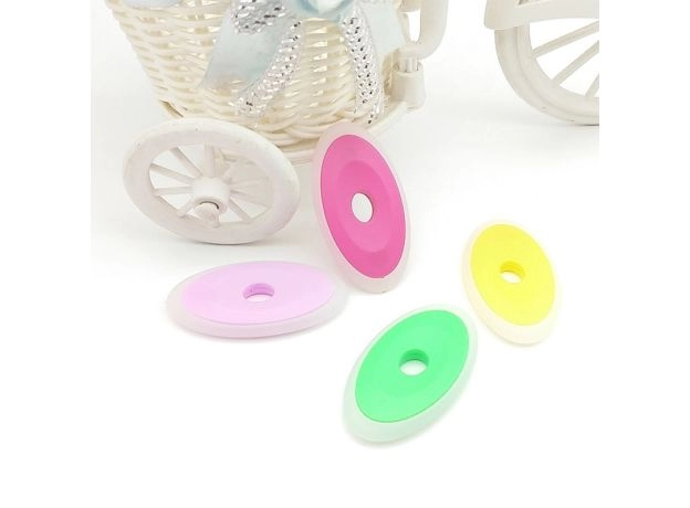 6PCS/SET NEUTRAL ERASABLE PEN SPECIAL RUBBER CUTE CARTOON OVAL ERASER CHILDREN STUDENTS STATIONERY GIFTS