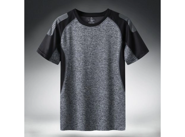 QUICK DRY SPORT T SHIRT MEN SHORT SLEEVES SUMMER CASUAL COTTON PLUS