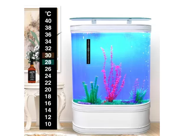 CRYSTAL DIGITAL ELECTRONIC AQUARIUM FISH TANK THERMOMETER TEMP METER FRIDGE TEMPERATURE STICKER