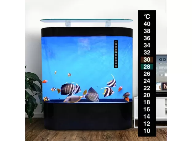 CRYSTAL DIGITAL ELECTRONIC AQUARIUM FISH TANK THERMOMETER TEMP METER FRIDGE TEMPERATURE STICKER