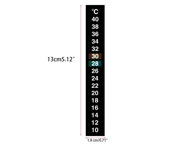 CRYSTAL DIGITAL ELECTRONIC AQUARIUM FISH TANK THERMOMETER TEMP METER FRIDGE TEMPERATURE STICKER