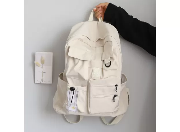 BACKPACK TEENAGE GIRLS SCHOOL BAGS GREEN SOFT NYLON CAMPUS STUDENT BOOK BAGS