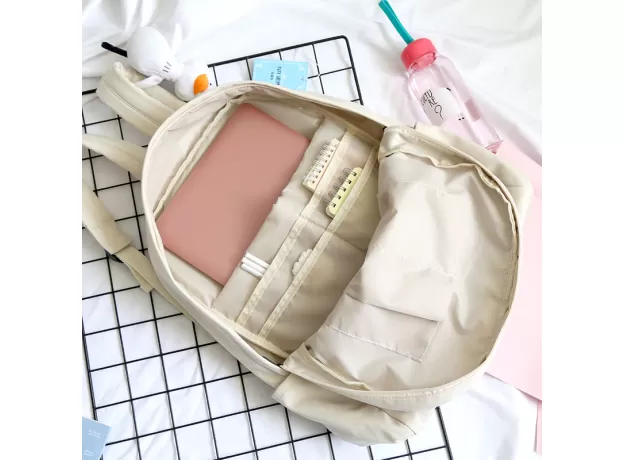 BACKPACK TEENAGE GIRLS SCHOOL BAGS GREEN SOFT NYLON CAMPUS STUDENT BOOK BAGS