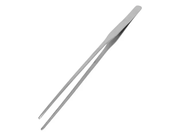 STAINLESS STEEL CURVED AQUARIUM TWEEZERS AQUARIUM PLANT SHRIMP REEF TWEEZER FISH TANK CLEANER