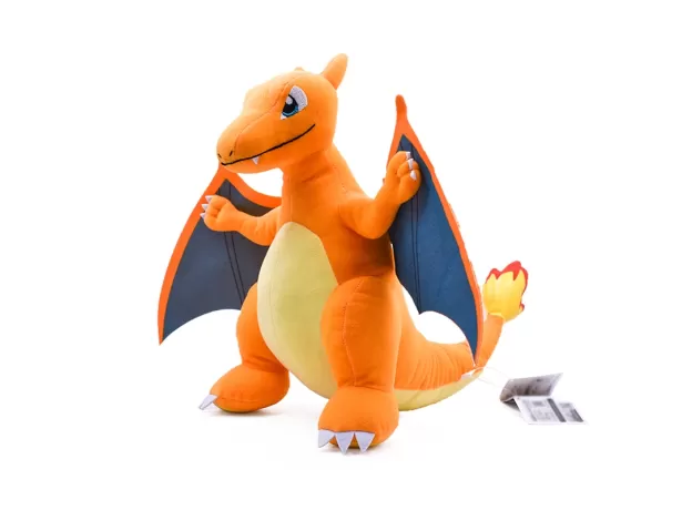33CM ANIME CHARIZARD PLUSH DOLLS MEGA EVOLUTION X CHARIZARD SOFT STUFFED ANIMALS PLUSH