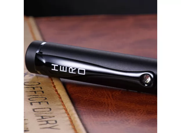 GRADE GEMS METAL ROLLER PEN MATTE BLACK BALL PEN OFFICE & SCHOOL STATIONERY WITH BLACK INK REFILL