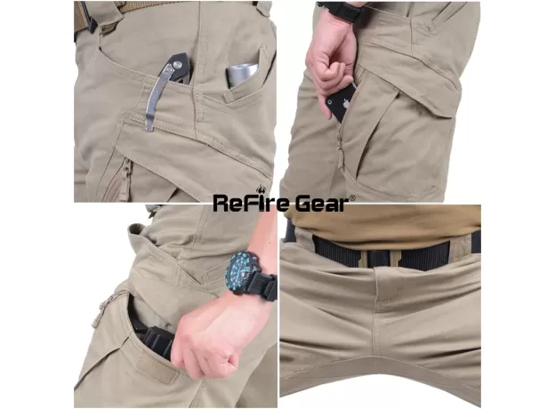 CARGO PANTS MEN COMBAT SWAT ARMY MILITARY PANTS COTTON MANY POCKETS STRETCH FLEXIBLE MAN