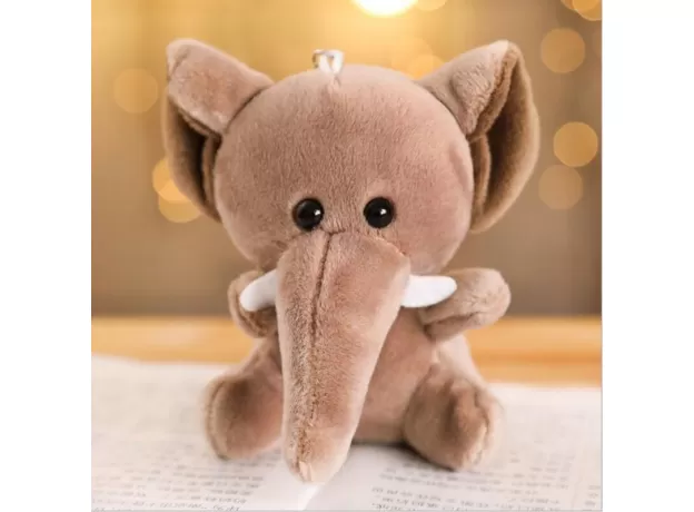 LOVELY STUFFED ANIMAL PLUSH TOY ELEPHANT MONKEY LION LEOPARD SMALL GRAB DOLL