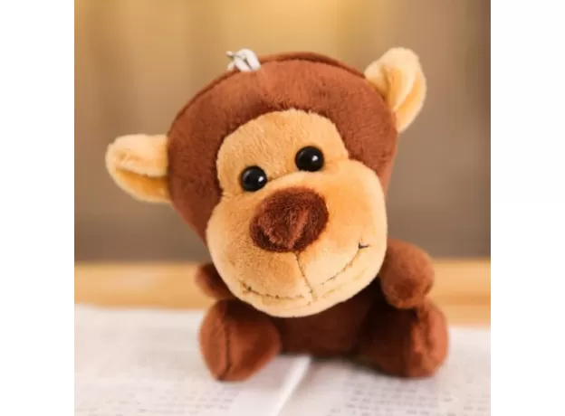 LOVELY STUFFED ANIMAL PLUSH TOY ELEPHANT MONKEY LION LEOPARD SMALL GRAB DOLL
