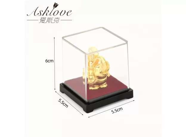 ELEPHANT FENG SHUI DECOR 24K GOLD FOIL ELEPHANT STATUE FIGURINE OFFICE ORNAMENT CRAFTS
