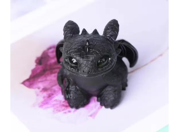 NATURAL OBSIDIAN QUARTZ TOOTHLESS DRAGON HAND CARVED CRYSTAL POLISHED QUARTZ HEALING STONES
