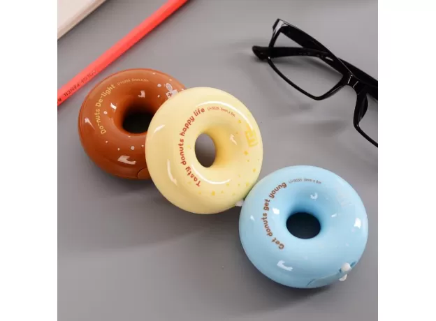 NOVELTY CUTE DONUT SHAPE CORRECTION TAPE WHITE OUT CORRECTOR DIARY STATIONERY