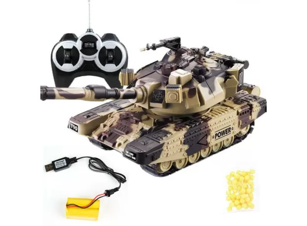 MILITARY WAR RC BATTLE TANK – HEAVY INTERACTIVE REMOTE CONTROL TOY
