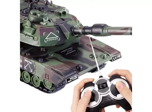 MILITARY WAR RC BATTLE TANK – HEAVY INTERACTIVE REMOTE CONTROL TOY
