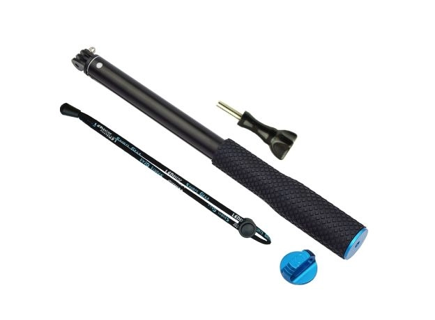 ACTION CAMERA 43" DIVING EXTENDABLE ALUMINIUM GO PRO SELFIE STICK MONOPOD FOR GOPRO HERO 8 7 6/5 SJCAM