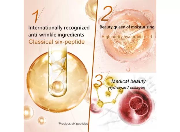 ANTI WRINKLE FACE CREAM 50G ANTI AGING DRY SKIN HYDRATING FACIAL LIFTING FIRMING PEPTIDE SERUM